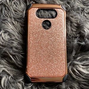 LG v20 glitter phone case